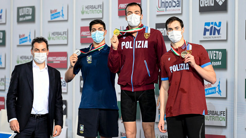 Assoluti di nuoto: quattro ori per i carpigiani Paltrinieri e Mora