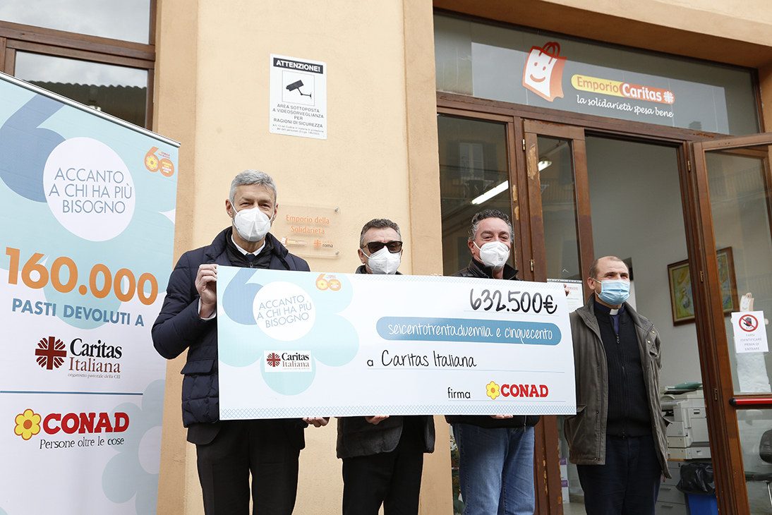 Da Conad Nord Ovest alle Caritas dell’Emilia-Romagna