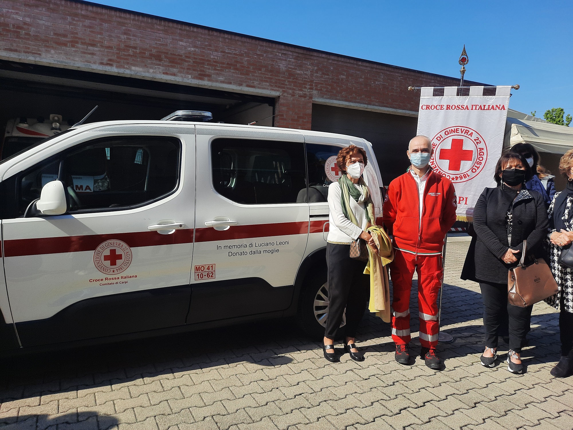 Una nuova auto attrezzata alla Croce Rossa di Carpi