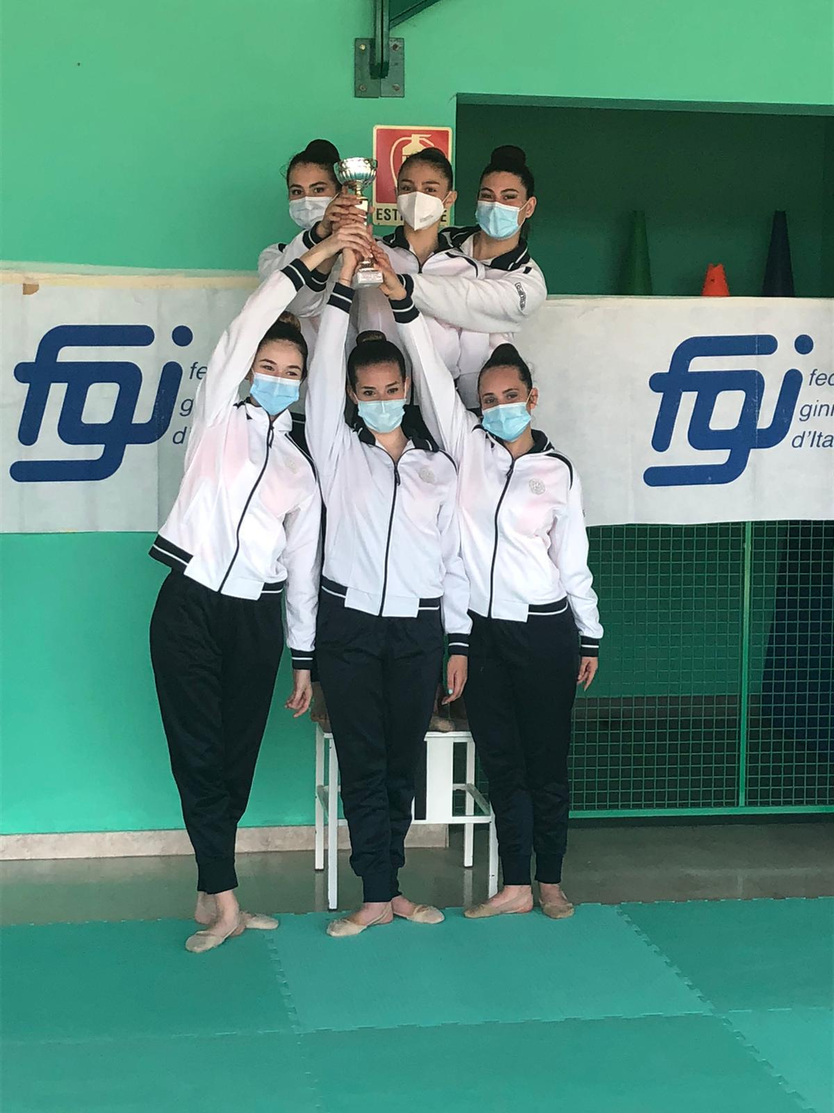 Ginnastica ritmica, podi per il Club Giardino