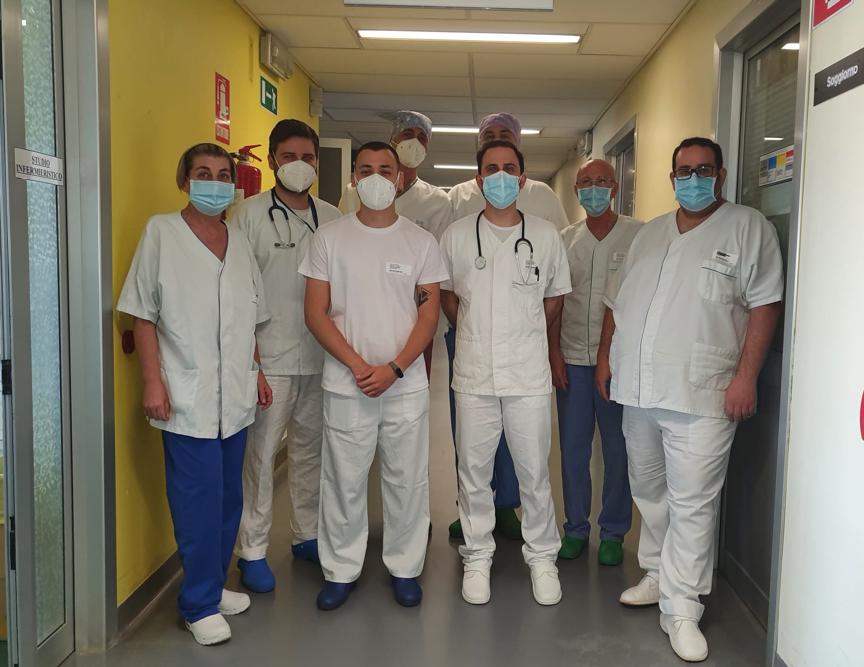 Ospedale di Mirandola Covid free