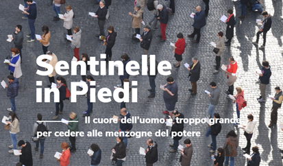 Sentinelle in piedi per dire no al ddl Zan