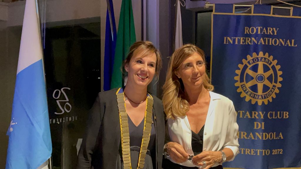 Mirandola, Roberta Roventini presidente del Rotary