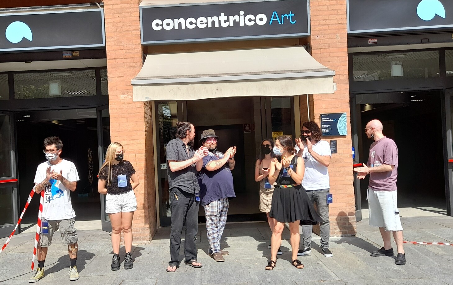 Concentrico Art il taglio del nastro