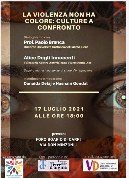 “La violenza non ha colore: culture a confronto”