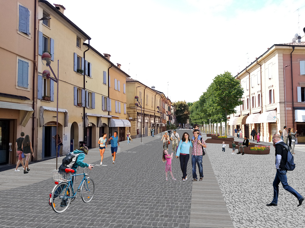 Riqualificazione e pedonalizzazione di corso Roma da inizio 2022