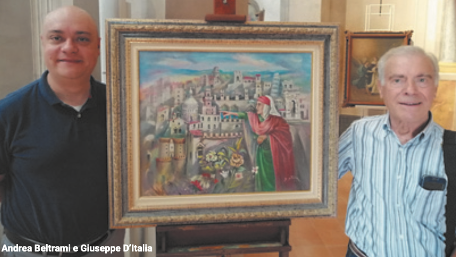 Dante. Dipinto di Giuseppe d’Italia in dono al Museo Diocesano