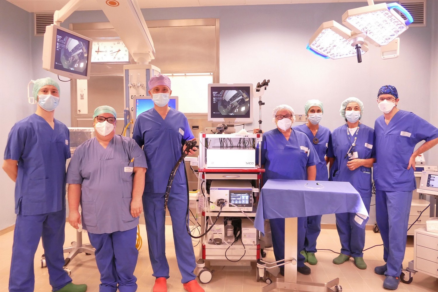 Ospedale di Mirandola, donati nuovi strumenti per le urgenze endoscopiche