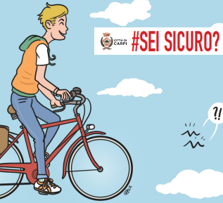 Comune, nuova videoclip per la campagna “Sei sicuro?” sulla sicurezza in bici