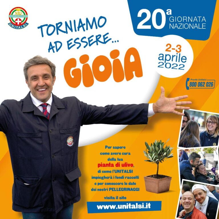 Con l’Unitalsi, torniamo ad essere gioia