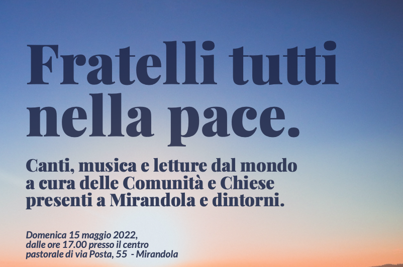 Mirandola: artigiani della pace