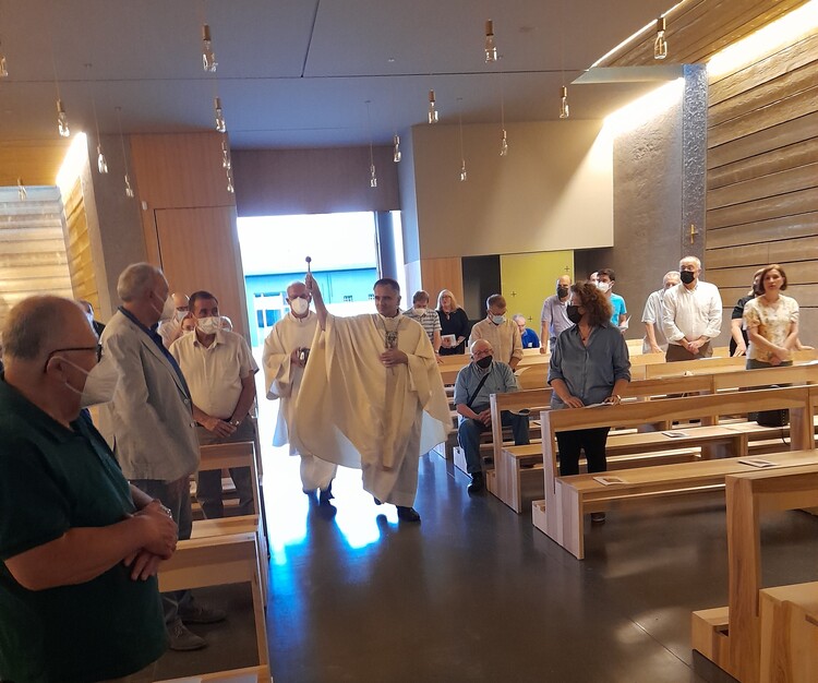 Cibeno di Carpi. La dedicazione della nuova chiesa