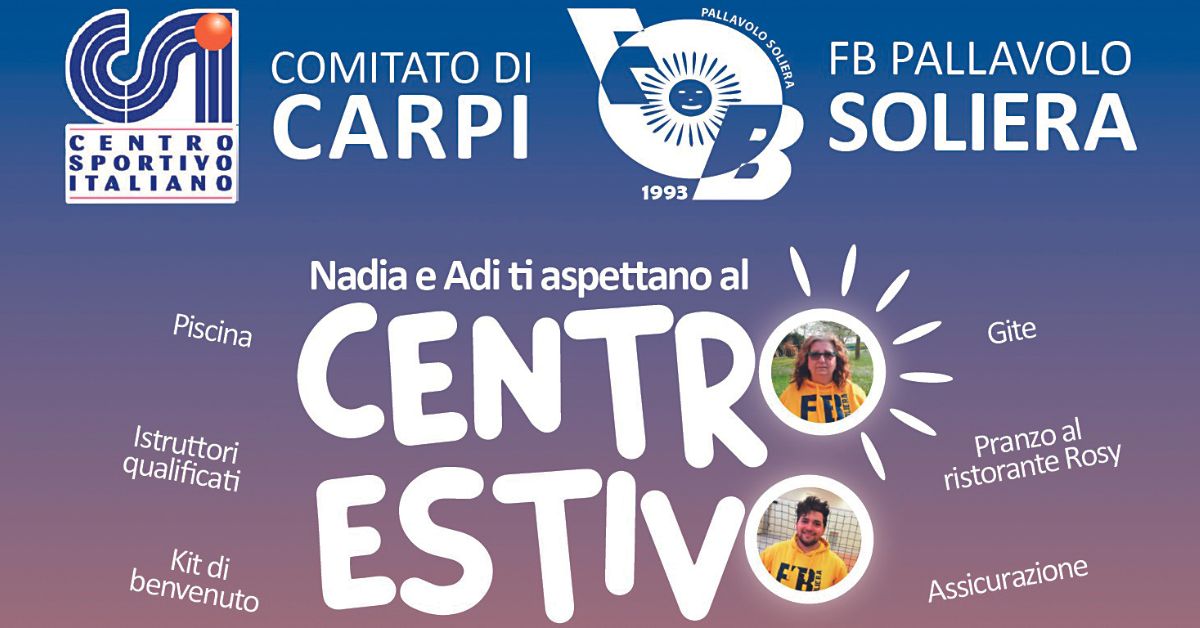 Centro Estivo CSI anche a Soliera