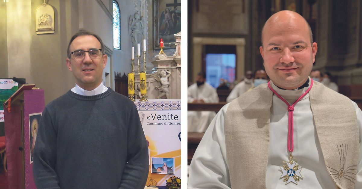 Don Adam e don Marek, italiani e parroci