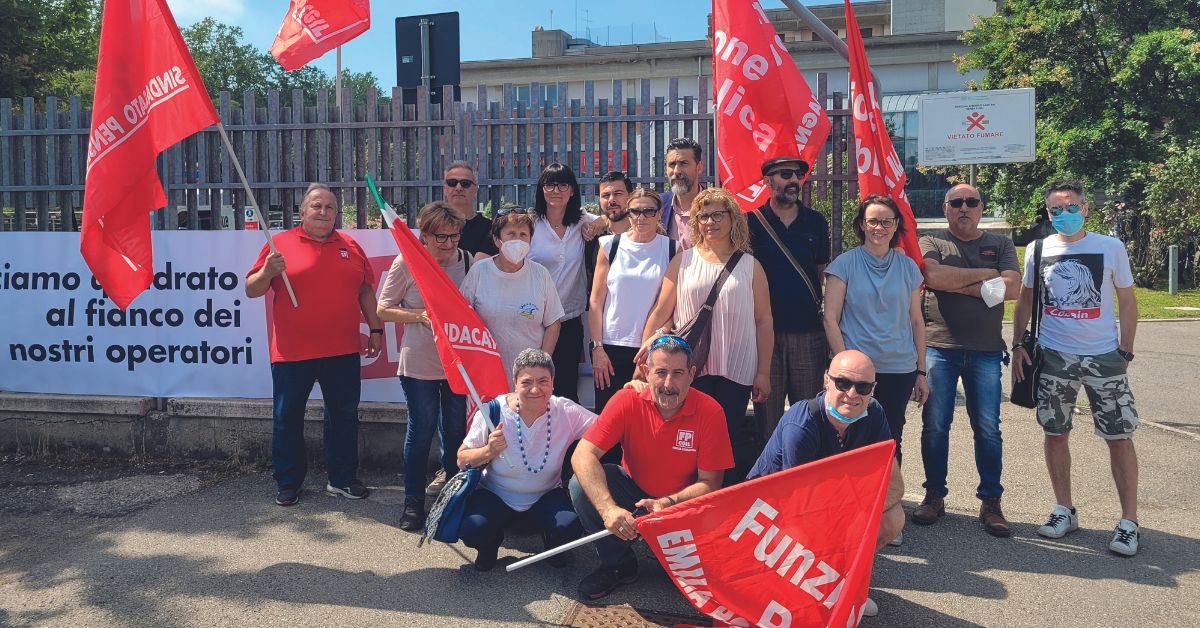 Presidio della Fp Cgil: “Chiediamo sicurezza”