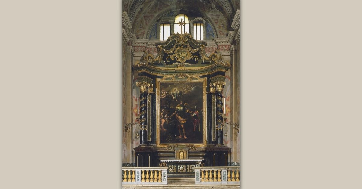L’antico altare di San Cristoforo
