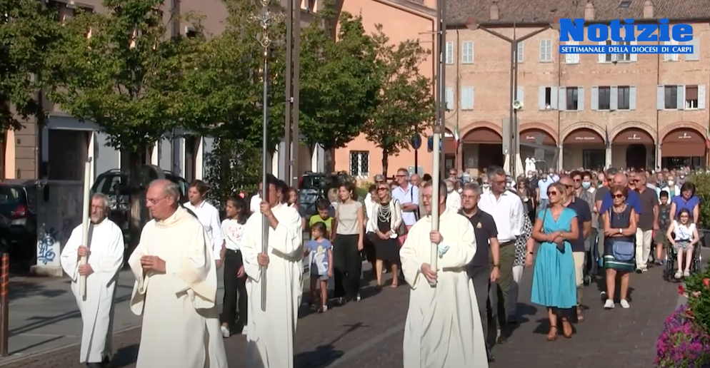 La Chiesa di Carpi celebra l’Assunta pregando per la pace
