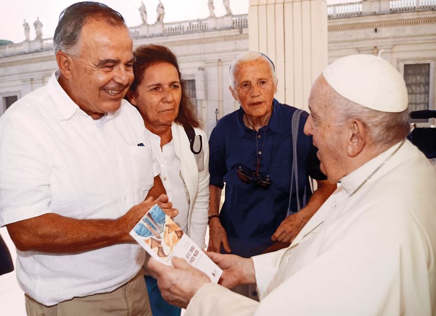 Il diacono Croci ha incontrato il Papa