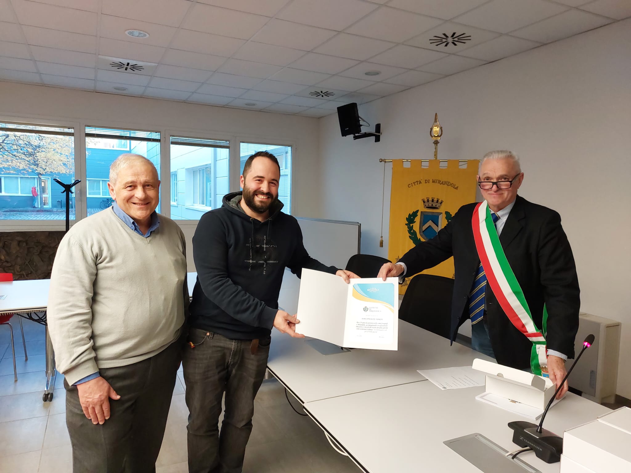 A Mirandola assegnate sei benemerenze civiche
