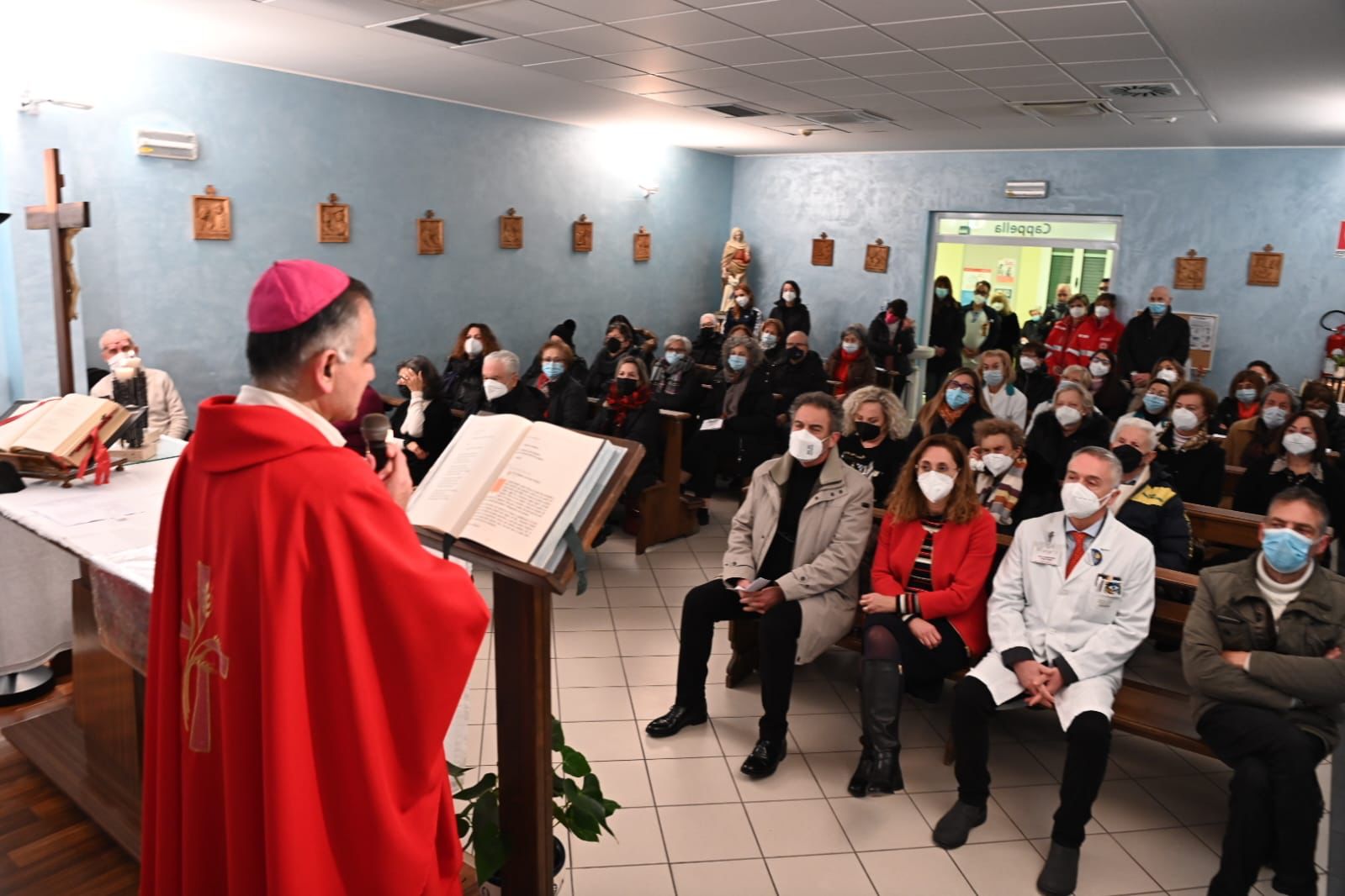 Messa di Santa Lucia celebrata al Ramazzini