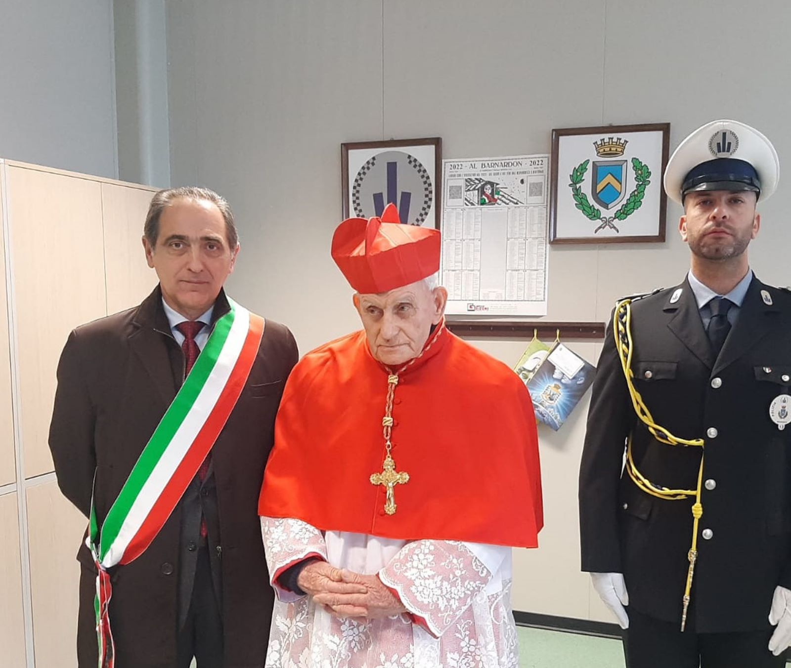 Il cardinale Ernest Simoni in visita a Mirandola