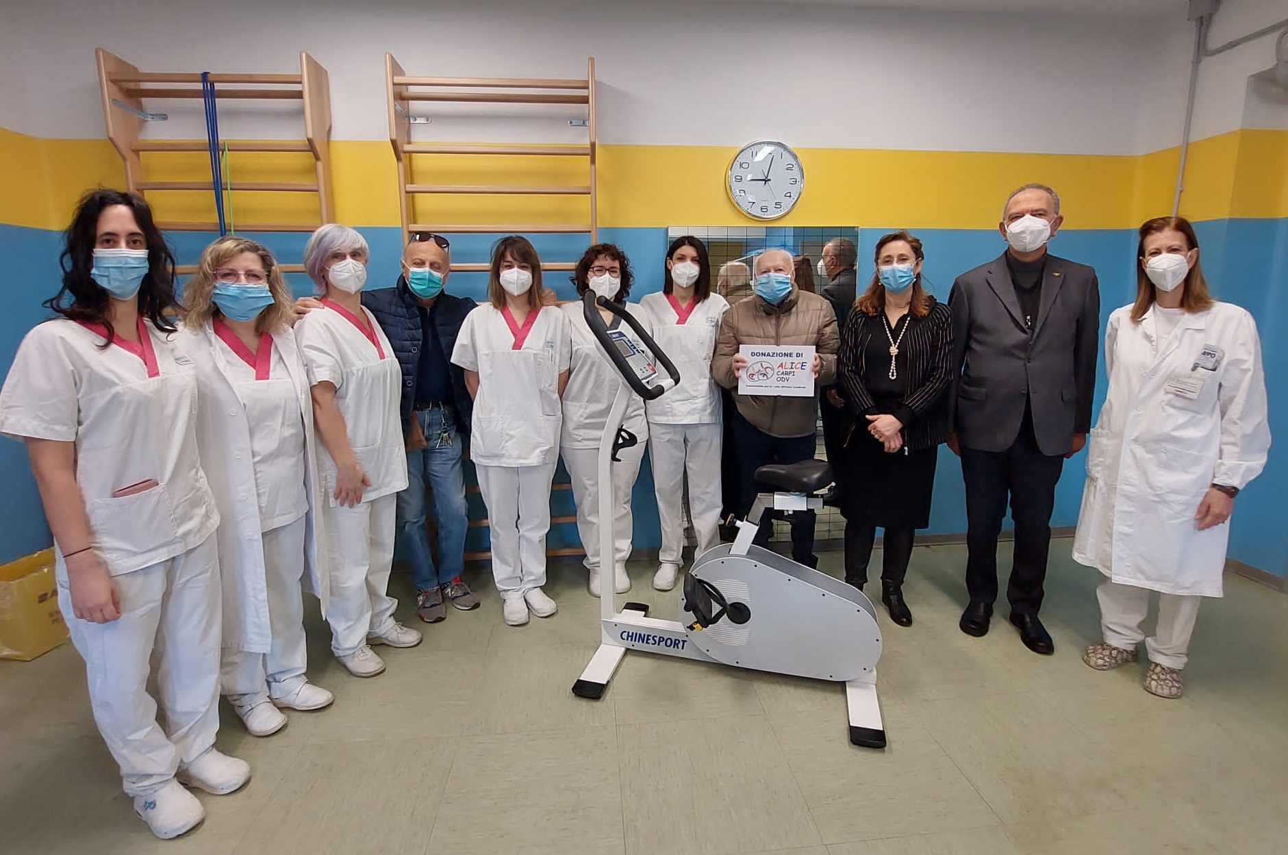 Da A.L.I.C.E. Carpi Odv una nuova cyclette hi-tech per la Medicina Riabilitativa