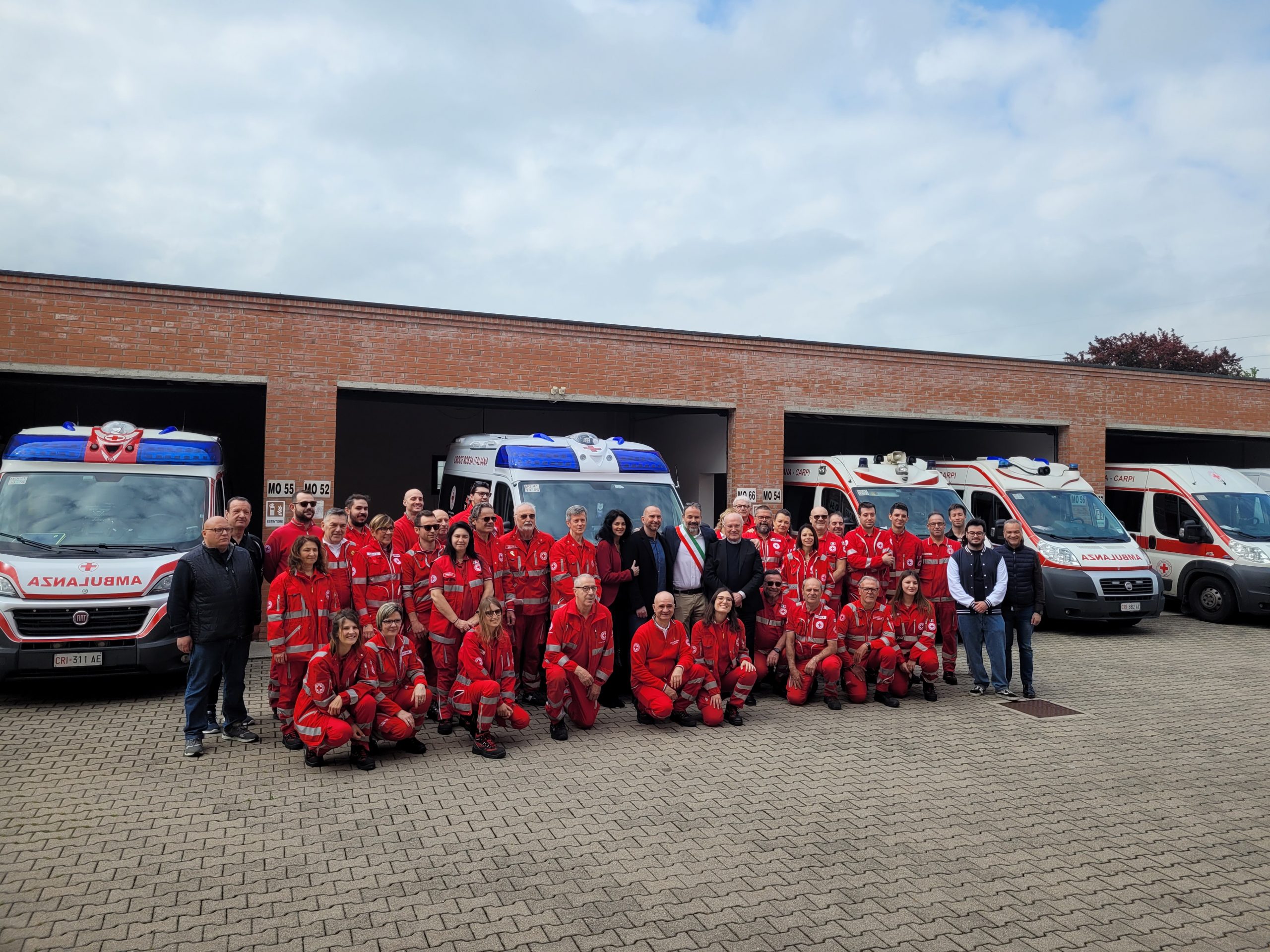 Croce Rossa Carpi: tre inaugurazioni in memoria di due volontari storici