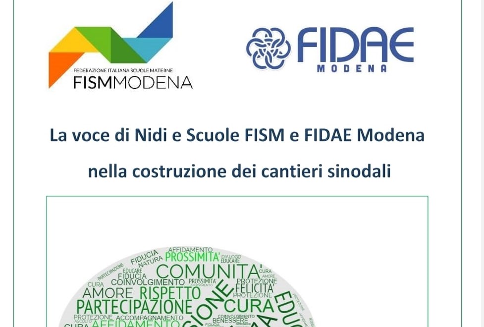 Cammino sinodale, la voce di nidi e scuole Fism e Fidae Modena
