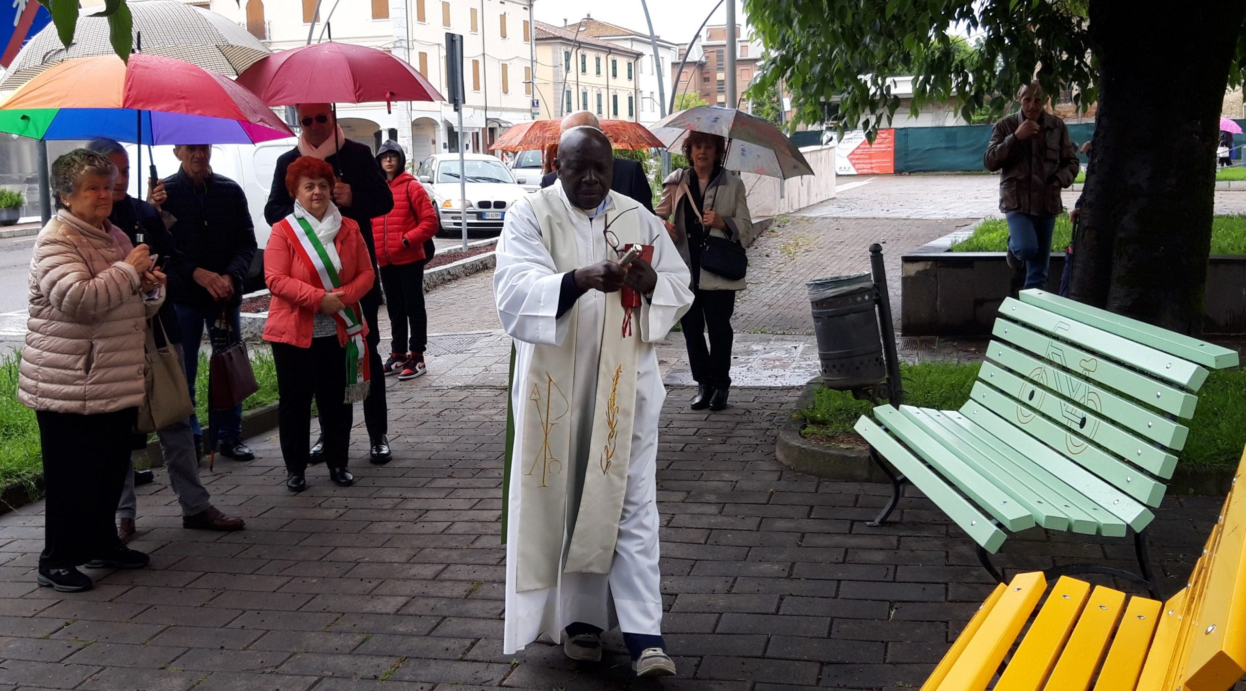 Festa del Patrono a San Possidonio, Santa Messa e inaugurazione arredi urbani