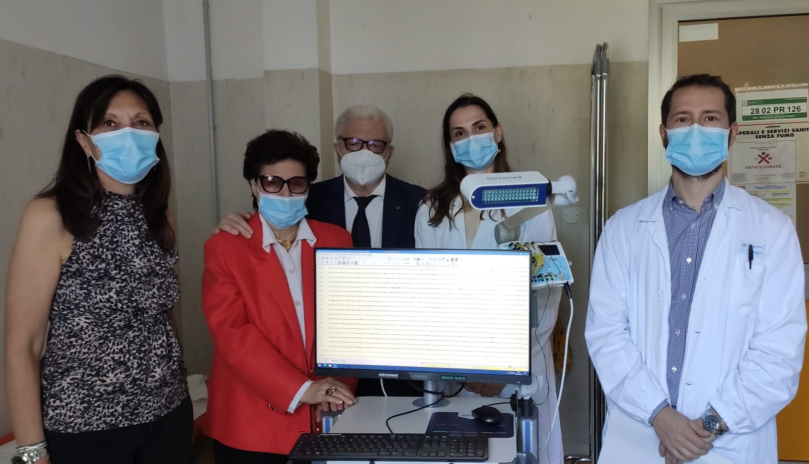 La Nostra Mirandola a sostegno della Neurologia: donato un elettroencefalografo