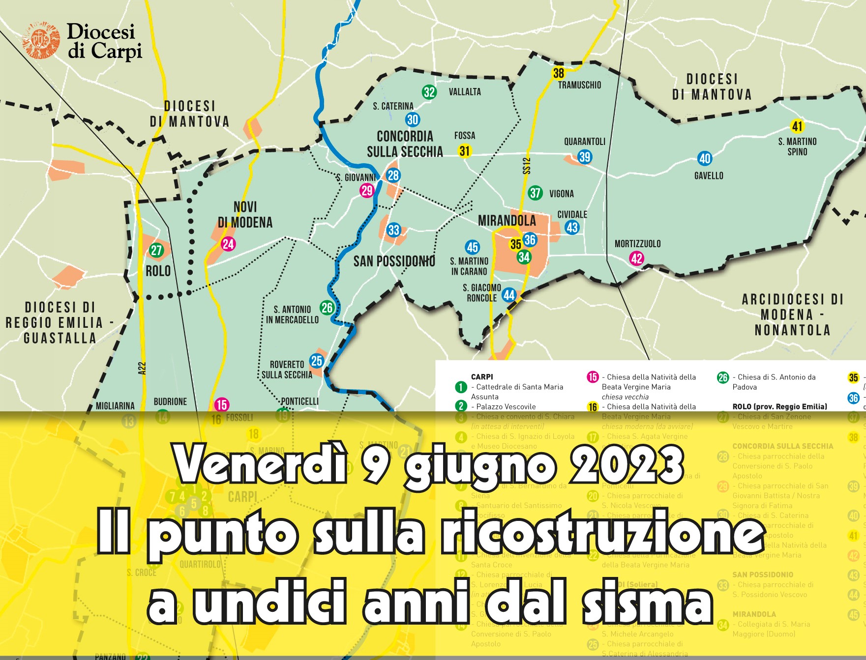 Incontro pubblico sulla ricostruzione dei beni diocesani