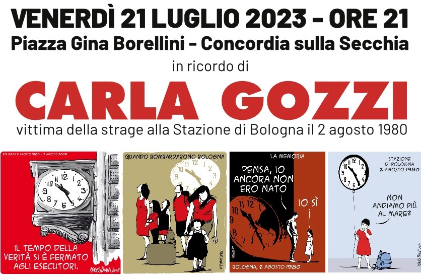 Concordia sulla Secchia ricorda la strage di Bologna