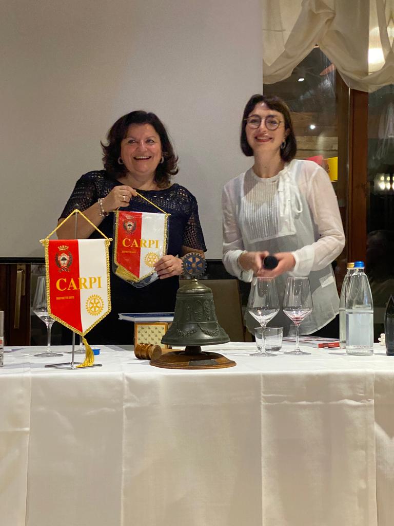 Rotary Club Carpi: il racconto al femminile dei Vigili del fuoco