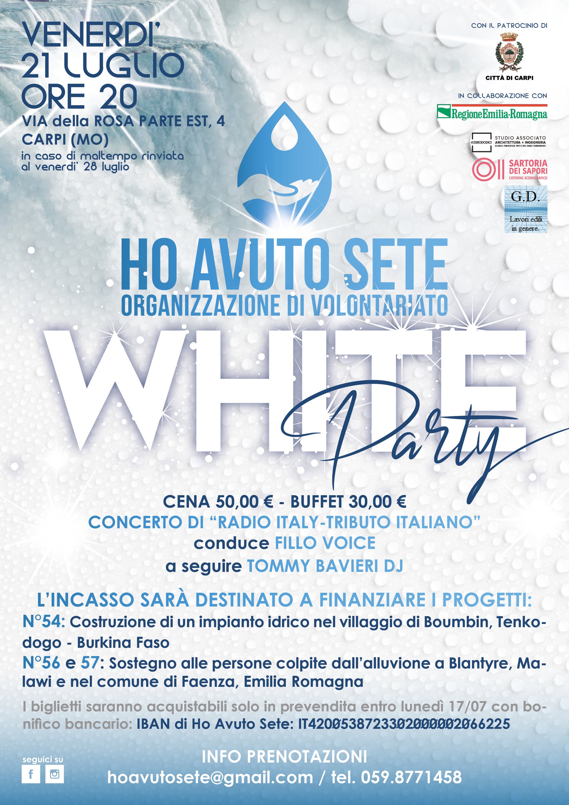 Appuntamento con il White Party di Ho Avuto Sete