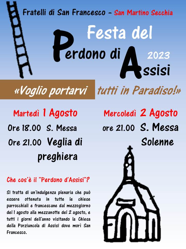 San Martino Secchia, festa del Perdono di Assisi