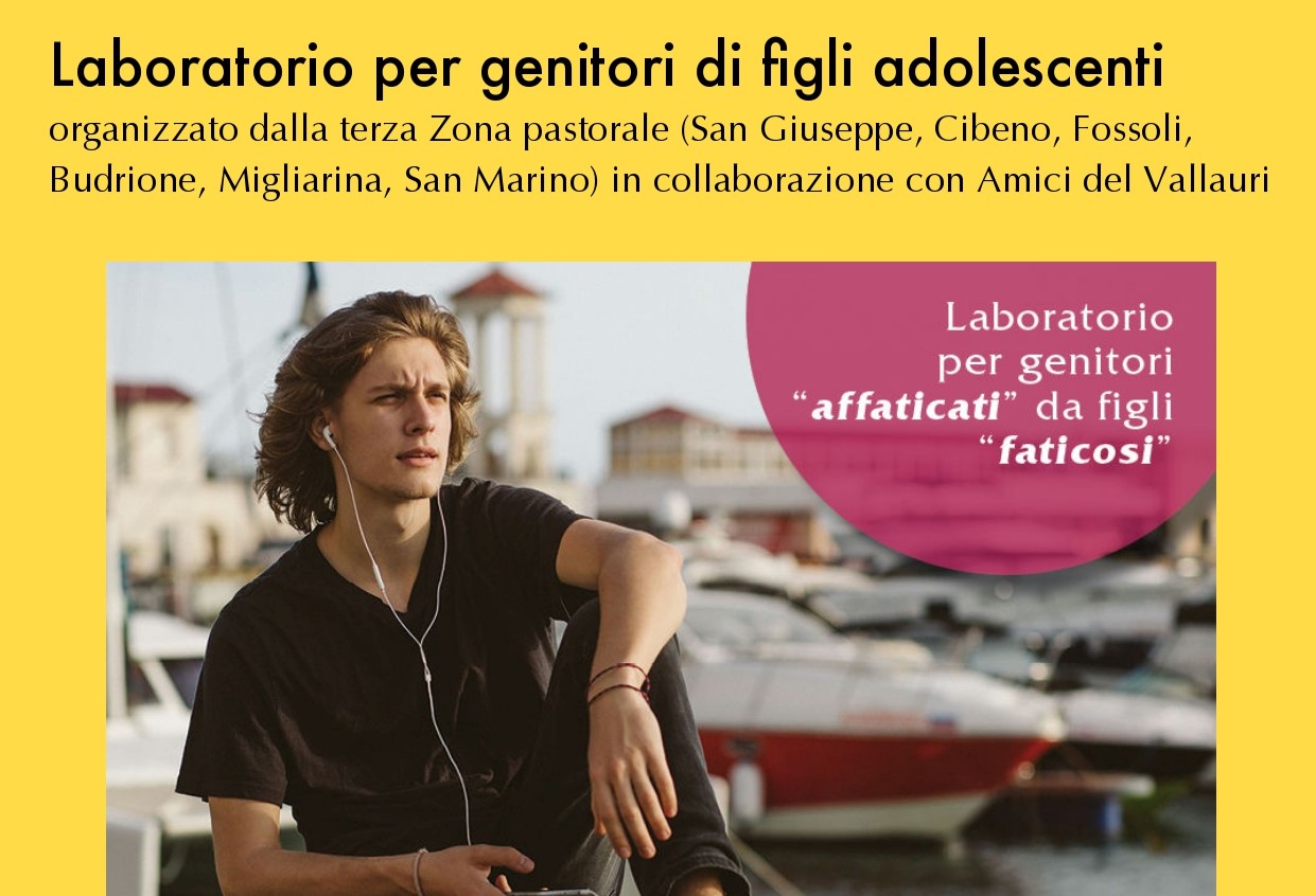 San Giuseppe, incontri per genitori di figli adolescenti