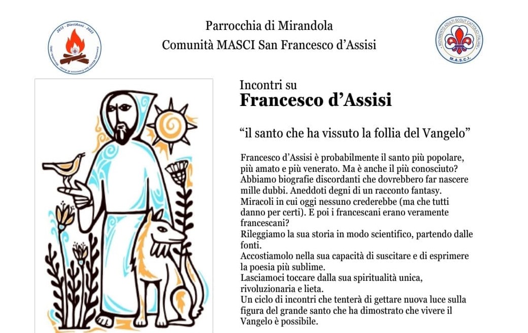 Masci, ciclo di incontri alla scoperta di San Francesco