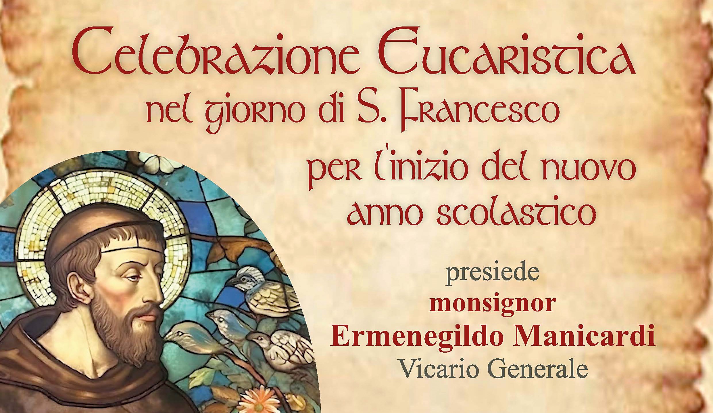 Messa per l’inizio del nuovo anno scolastico