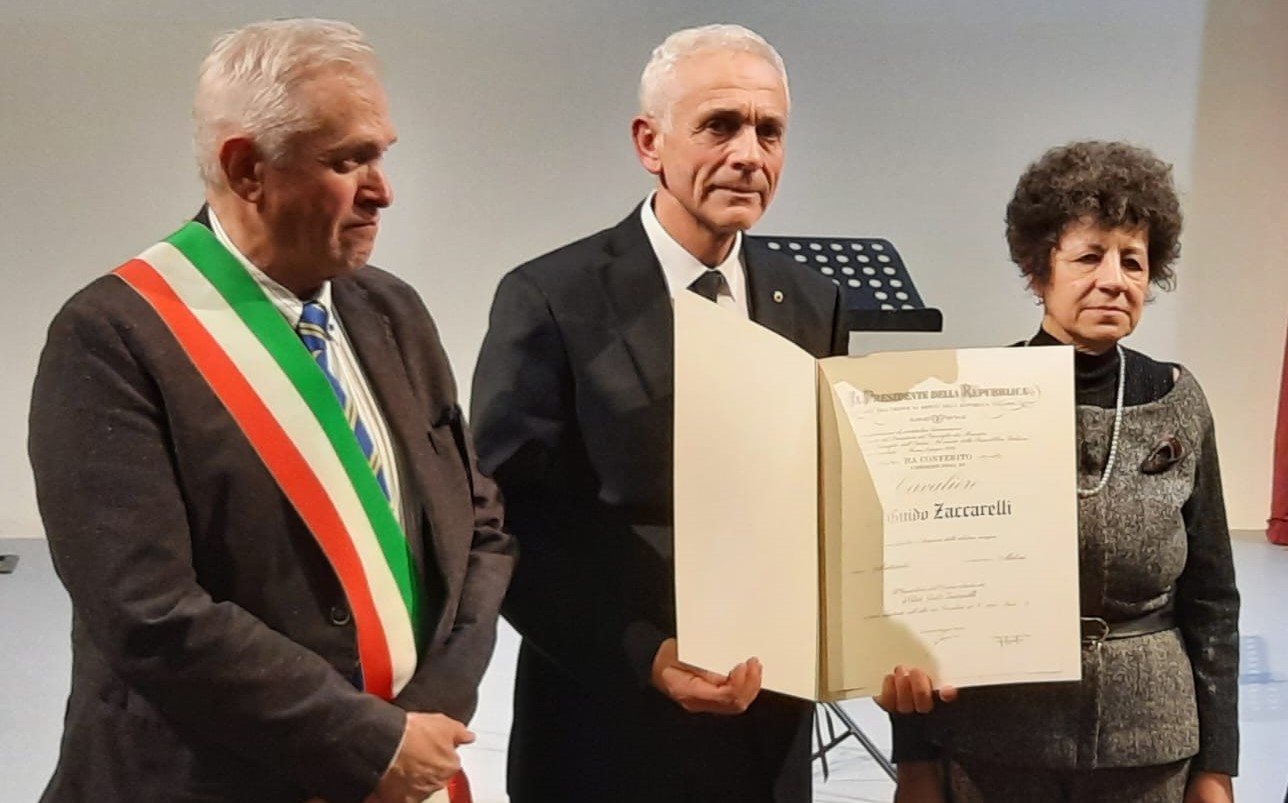 Guido Zaccarelli Cavaliere dell’Ordine al Merito della Repubblica