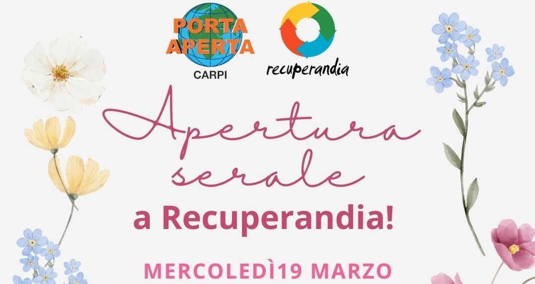 Apertura serale di Recuperandia