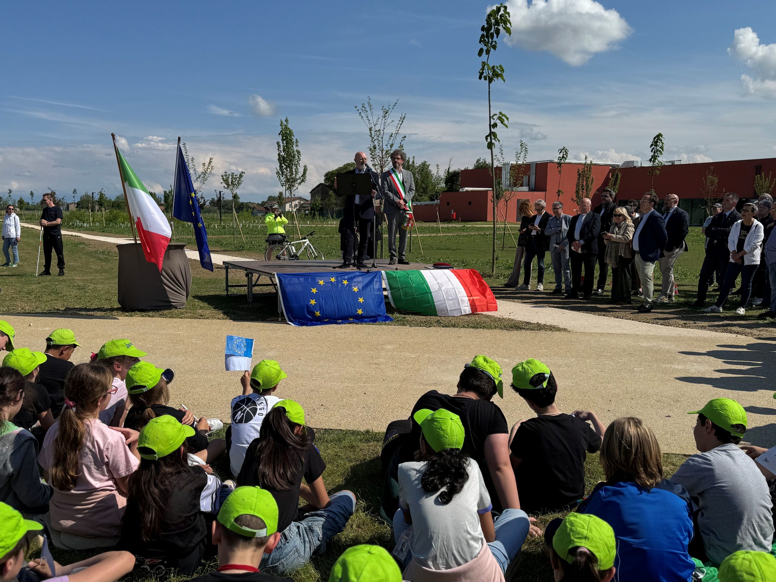 Inaugurato il nuovo parco “Città d’Europa” a Carpi