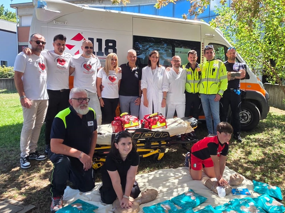 “Beppe nel cuore”: donati 15 manichini per imparare a salvare vite